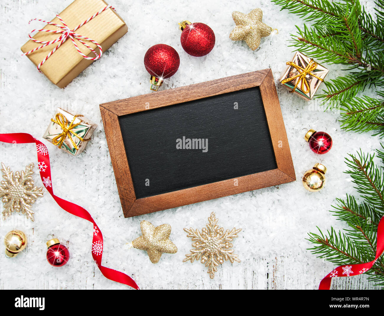 Christmas holiday background - Christmas decorations as a background ...
