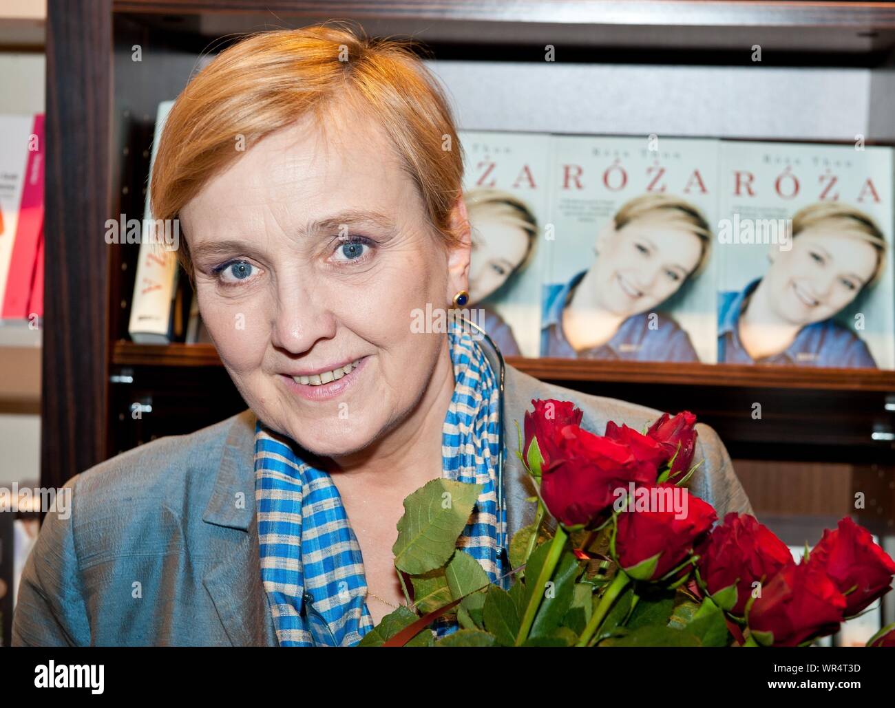 20. 03. 2014 Warsaw, Poland. Roza Thun promoting her book. Pictured: Roza Thun Stock Photo