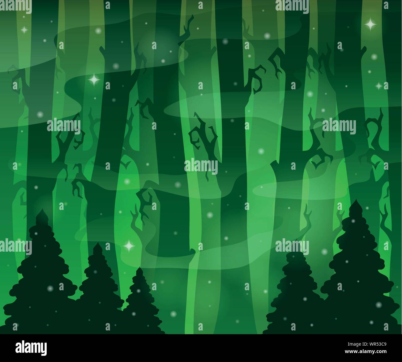 Forest Fantasy Art Night Artwork High Resolution Stock Photography And Images Alamy