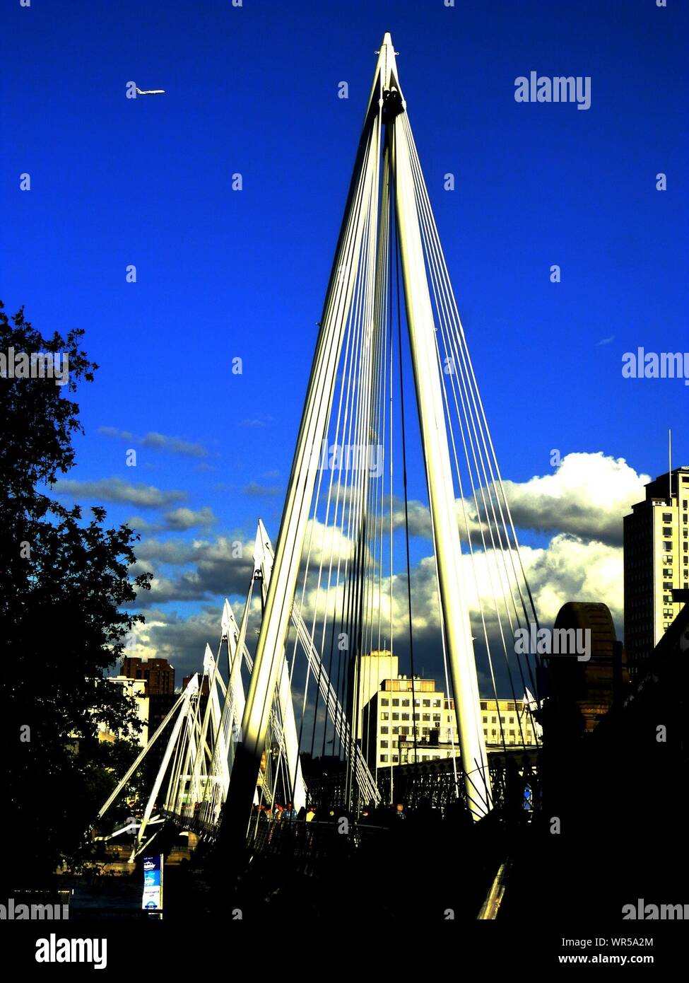 View Of Cable-stayed Bridge Stock Photo