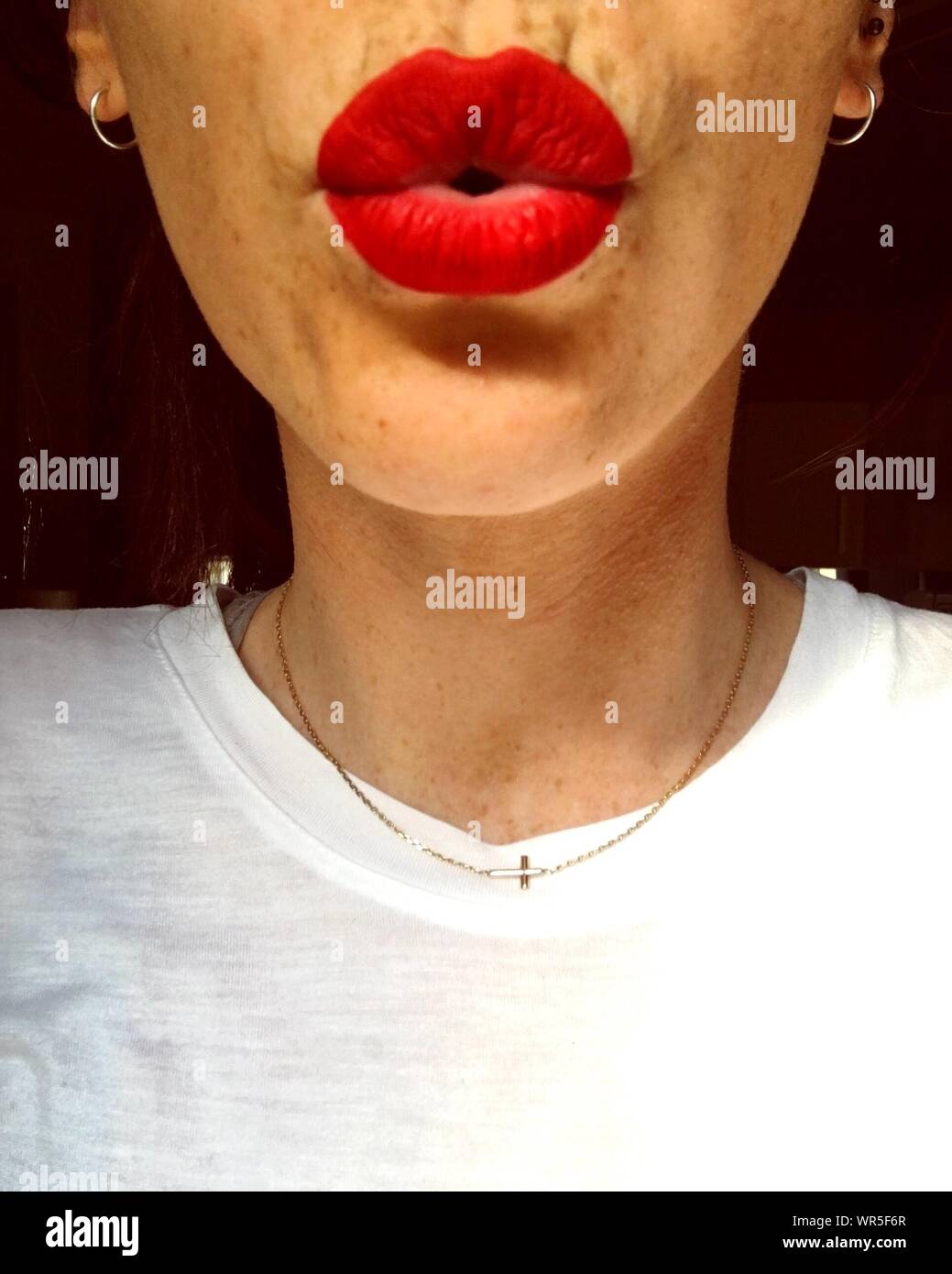 Puckering Lips High Resolution Stock Photography and Images Alamy