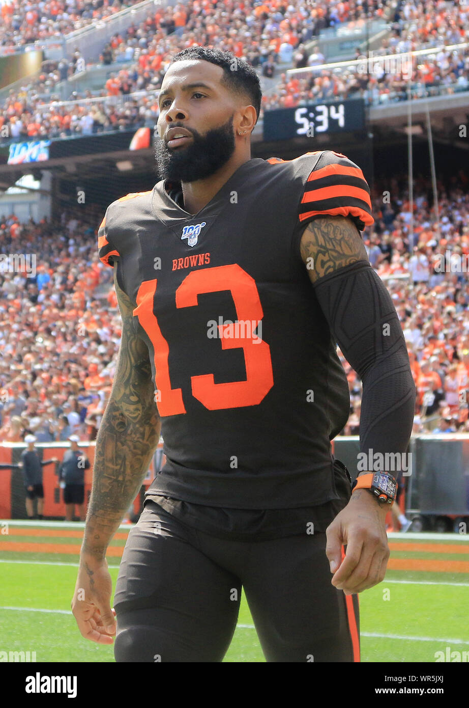Odell beckham jr browns 2019 hi-res stock photography and images - Alamy