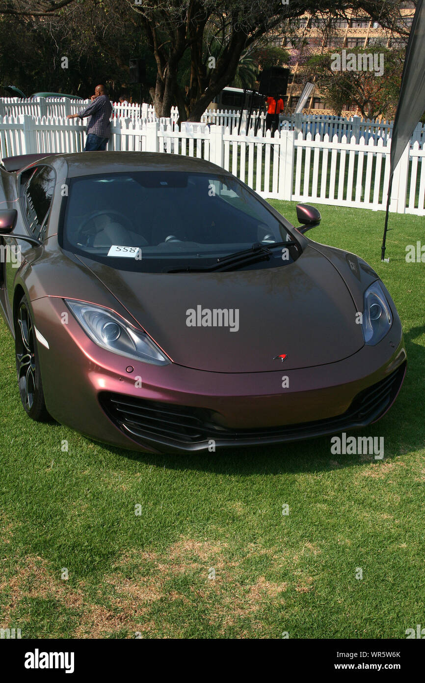 McLaren MP4-12C on display at Concours, Sun City, South Africa Stock Photo  - Alamy