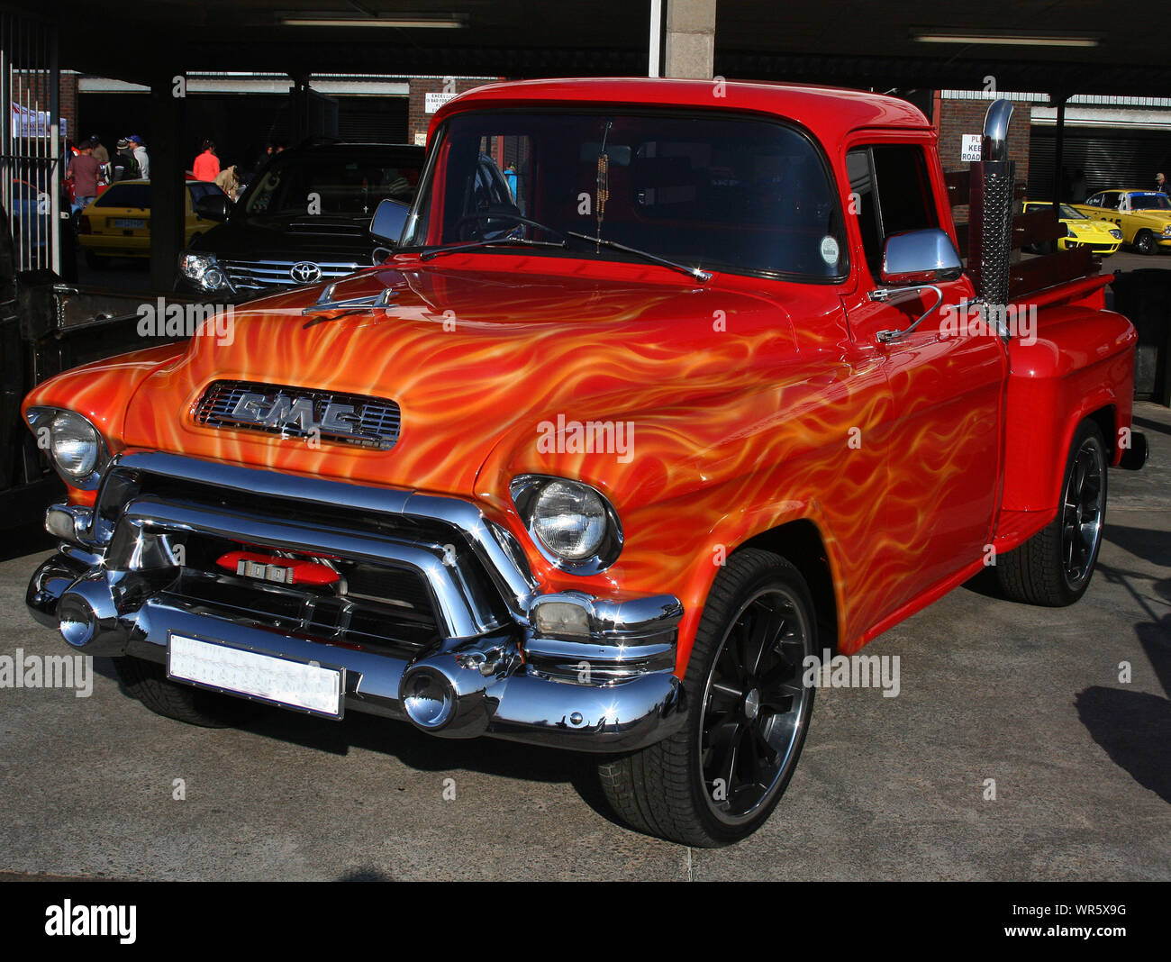 1957 Chevrolet Task Force on display, South Africa Stock Photo