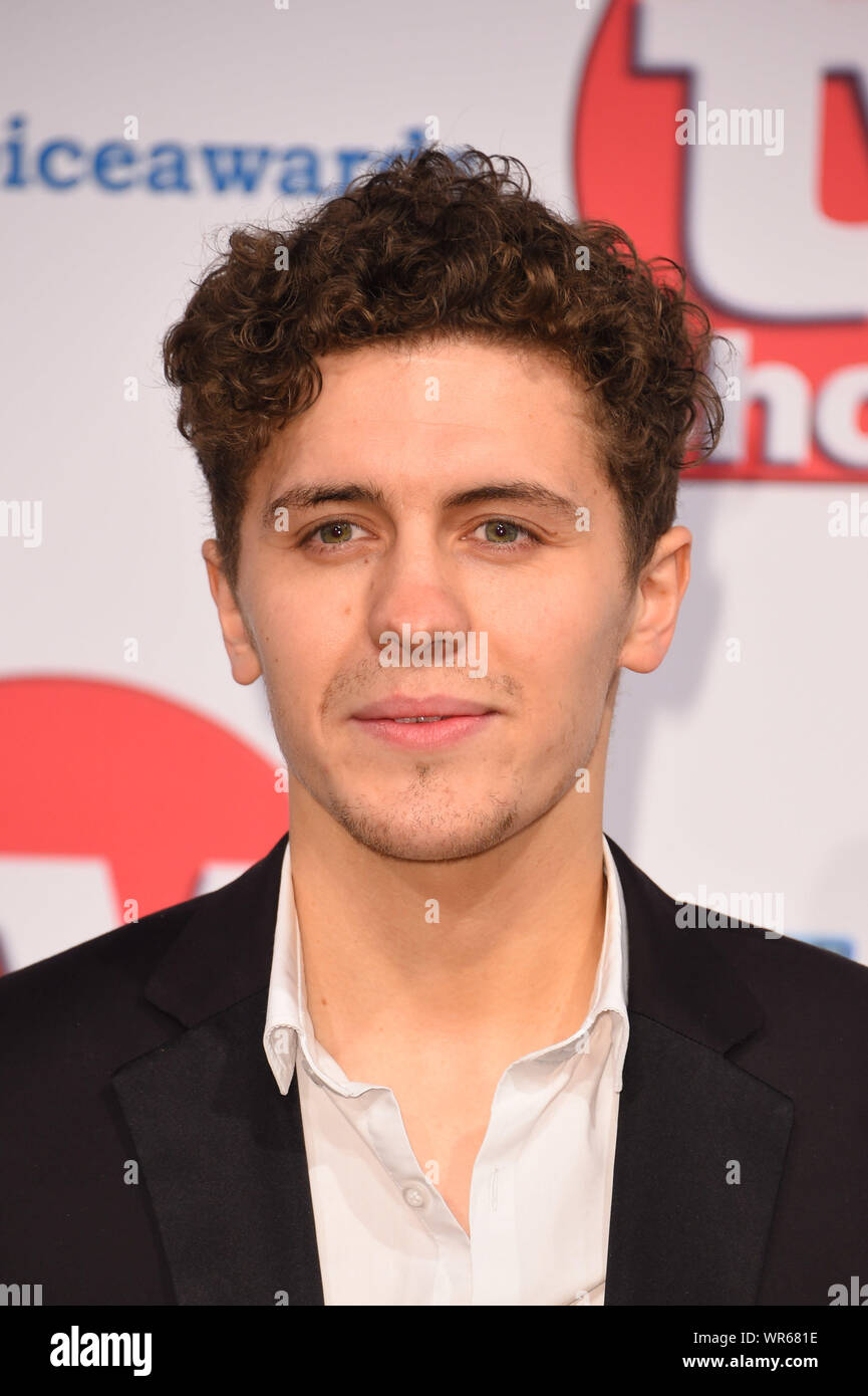 Dylan Llewellyn attending the TV Choice Awards held at the Hilton Hotel, Park Lane, London. Stock Photo