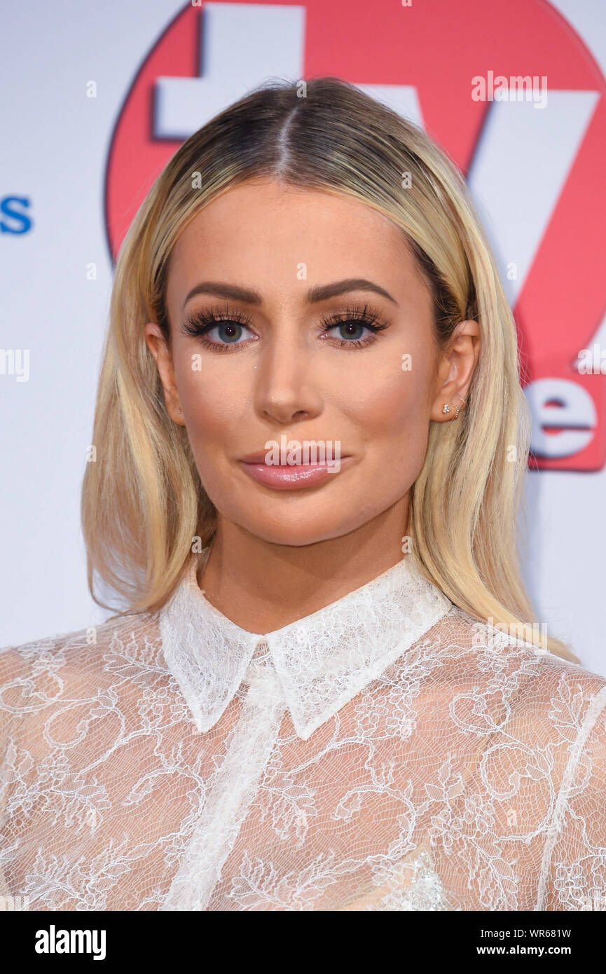 Olivia Attwood attending the TV Choice Awards held at the Hilton Hotel
