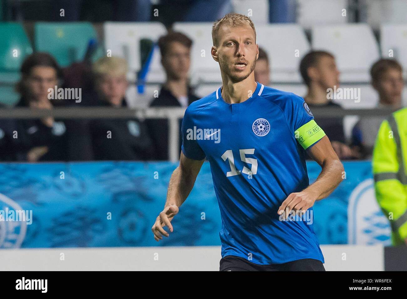 Kalavan 6 Tallinn, Estonia. 09th Sep, 2019. TALLINN, 09-09-2019, Le Coq Arena ...