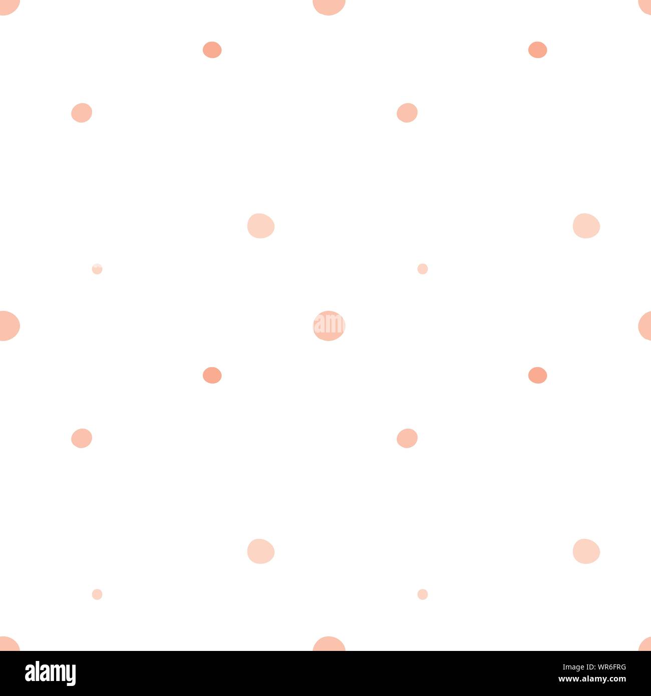 Pink Polka Dot Seamless Pattern On Transparent Background. Vector Image For  Girls. Holiday Concept, Baby Shower, Birthday, Wrappers, Print, Clothes, C  Stock Vector Image & Art - Alamy
