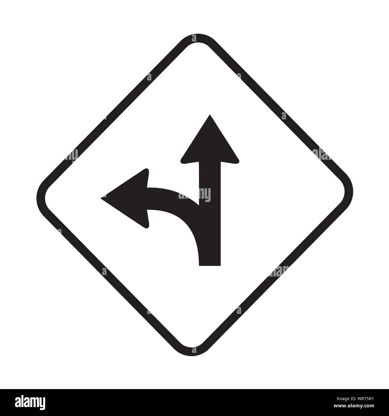 go straight turn left right Stock Vector Image & Art Alamy