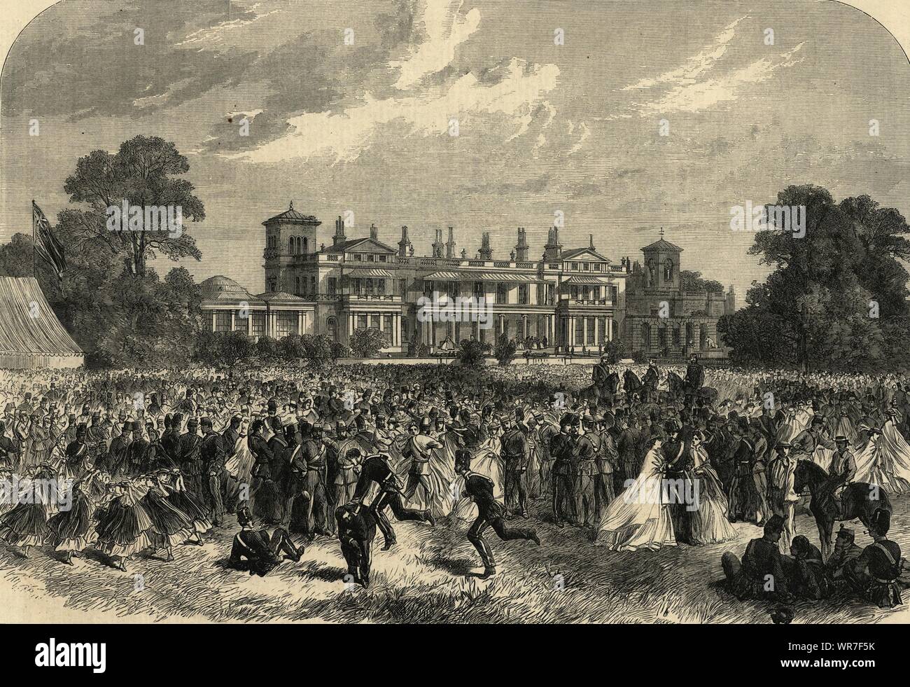 Volunteer festival at Grimston Park, Yorkshire. Lord Londesborough's