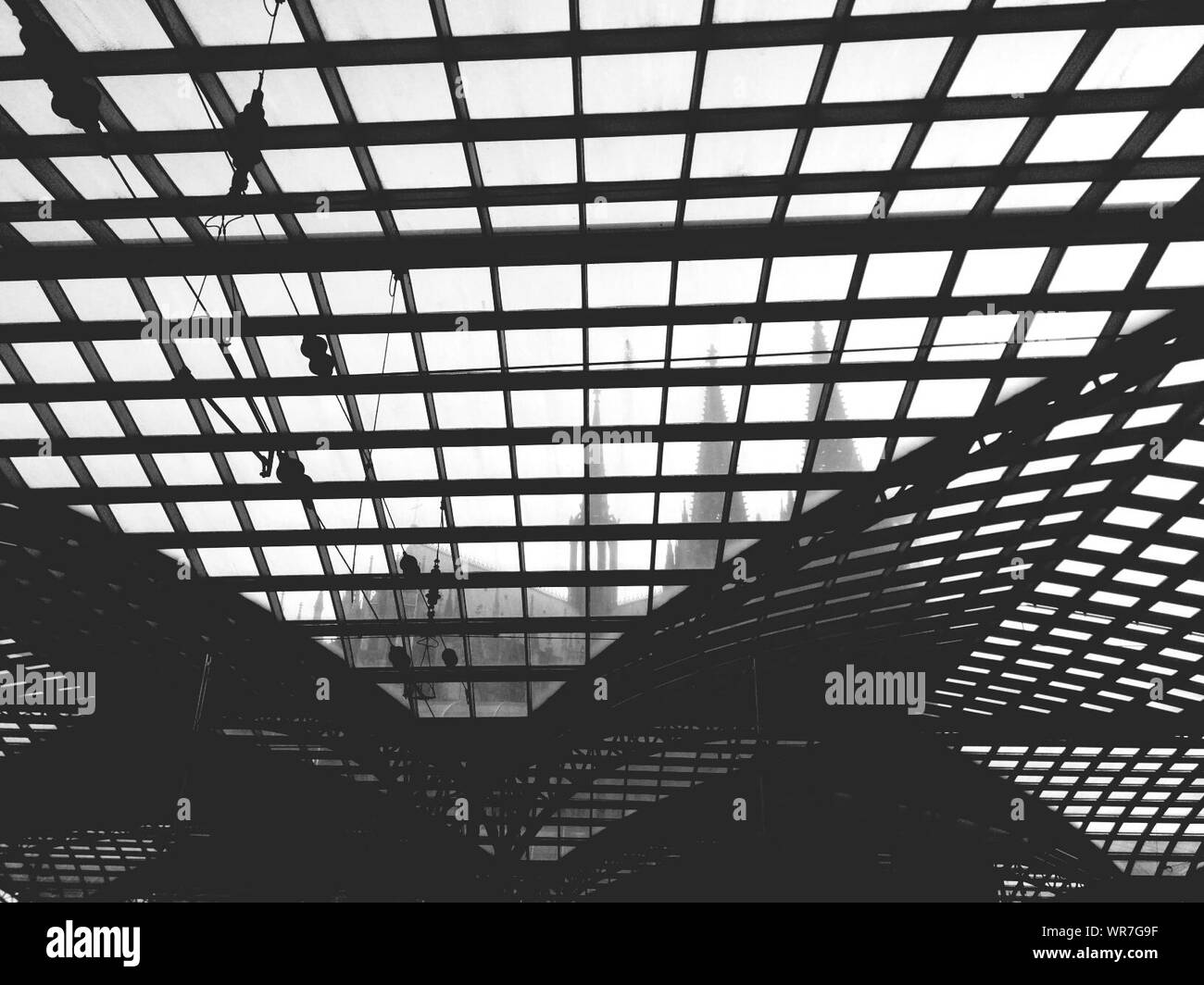 Interior Of Glass Dome Stock Photo Alamy