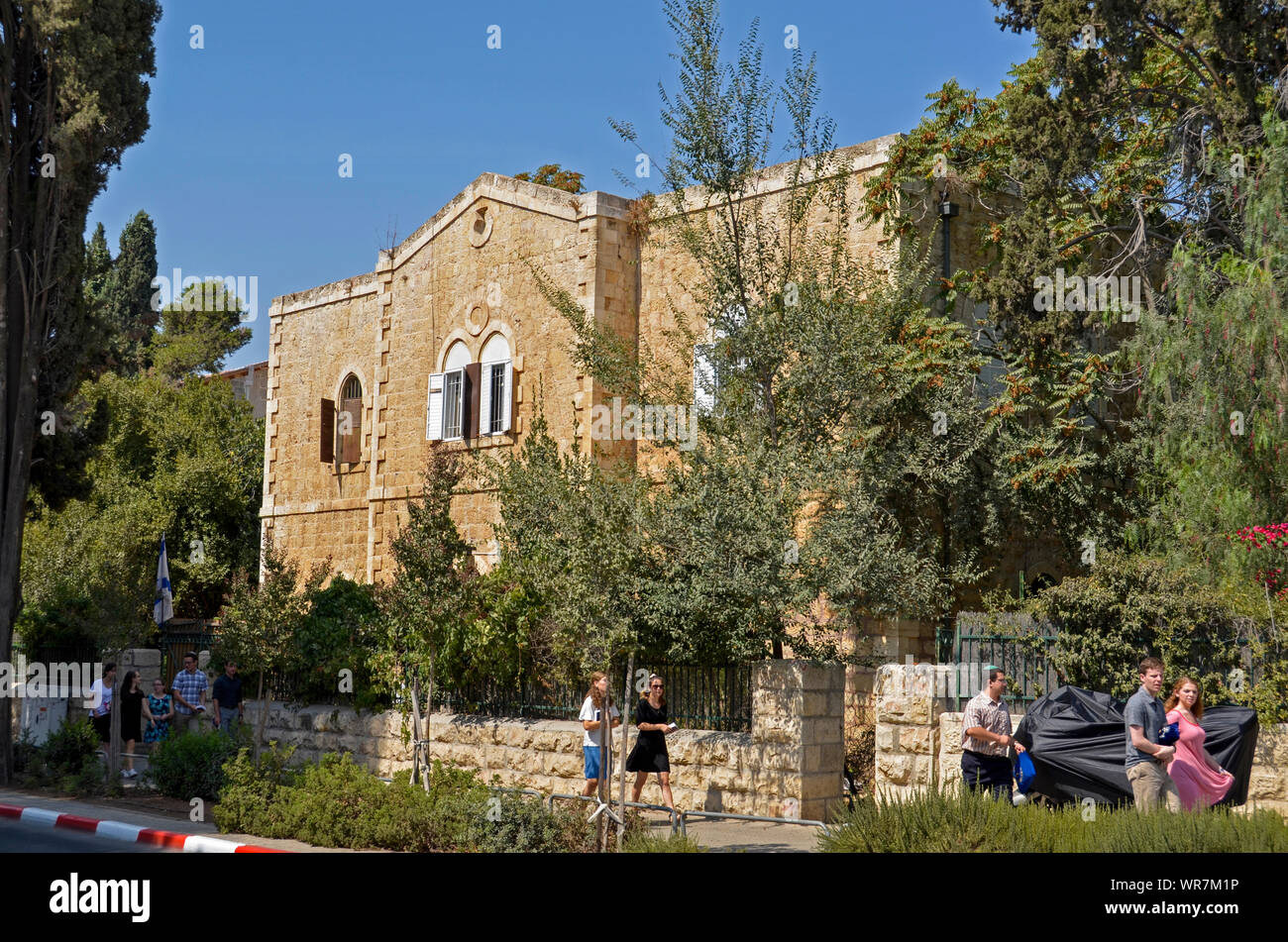 Exterior of a house in Emek Refaim Street (The German Colony) Jerusalem