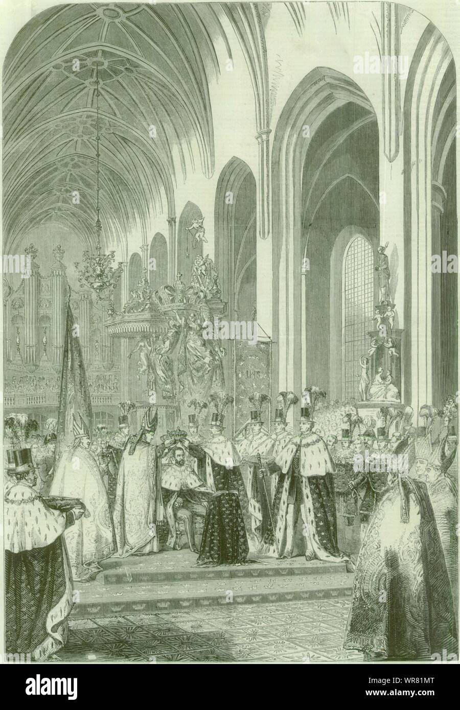 Coronation of King Charles XV of Sweden & IV of Norway. Carl Ludvig