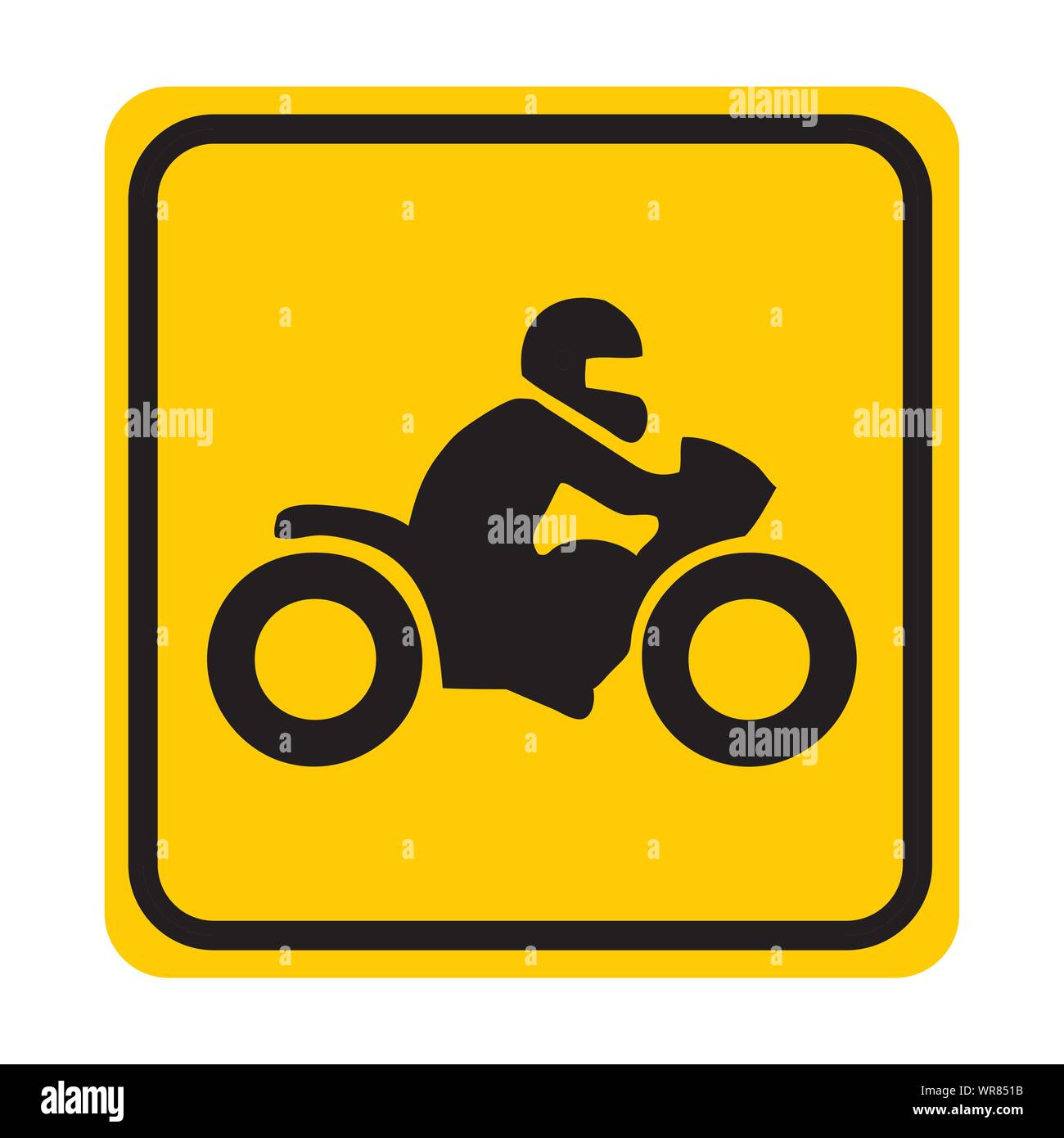 motorcycle sign Stock Vector
