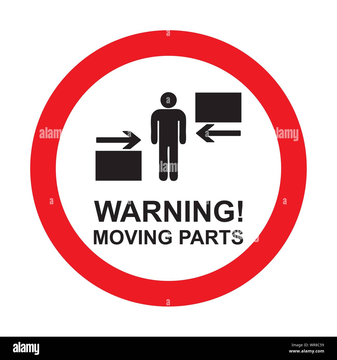 moving parts sign Stock Vector Image & Art Alamy