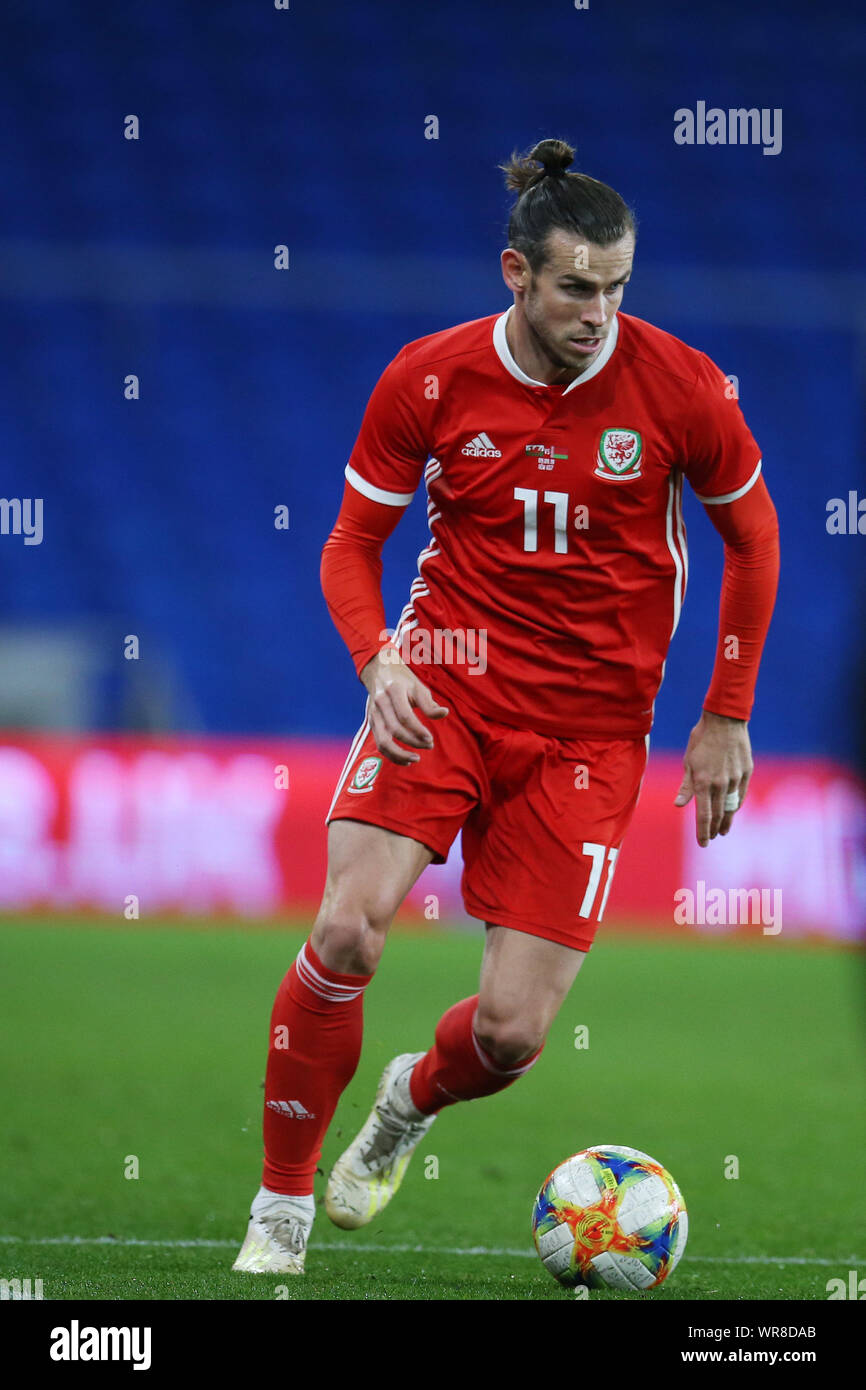 Cardiff Uk 09th Sep 2019 Gareth Bale Of Wales In Action Wales