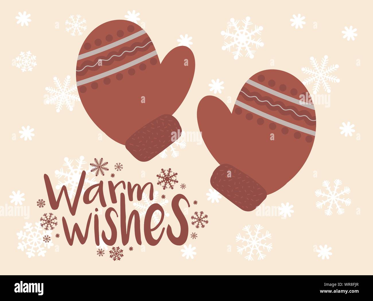 A vector image of a cartoon Santa Claus. Hand-drawn greeting card against the backdrop of ...