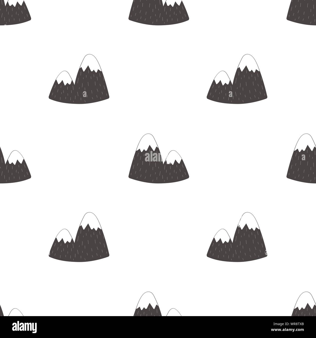 Scandinavian mountains illustration hi-res stock photography and images - Alamy