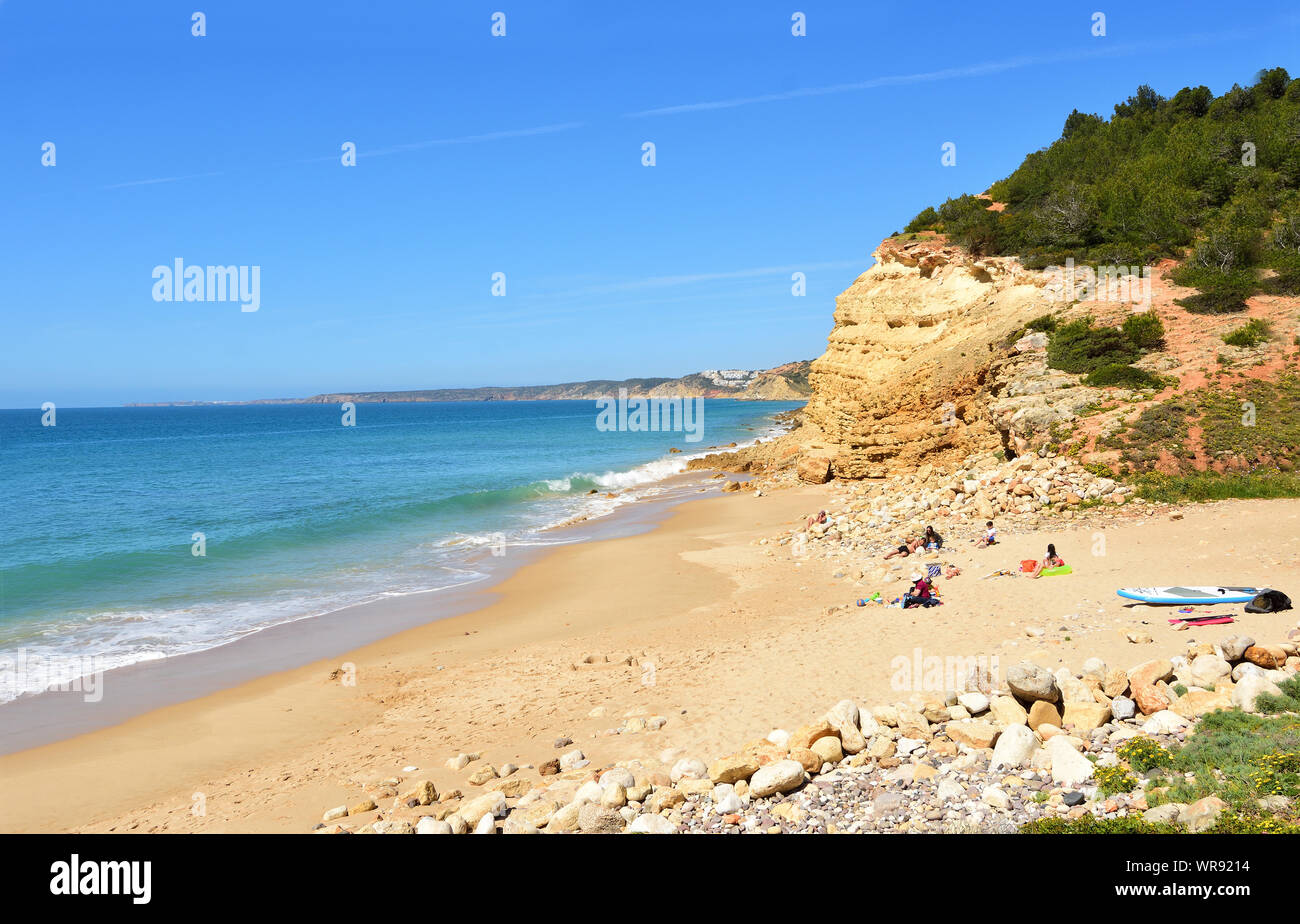 Cabanas Velhas beach, Algarve, Portugal Stock Photo Alamy