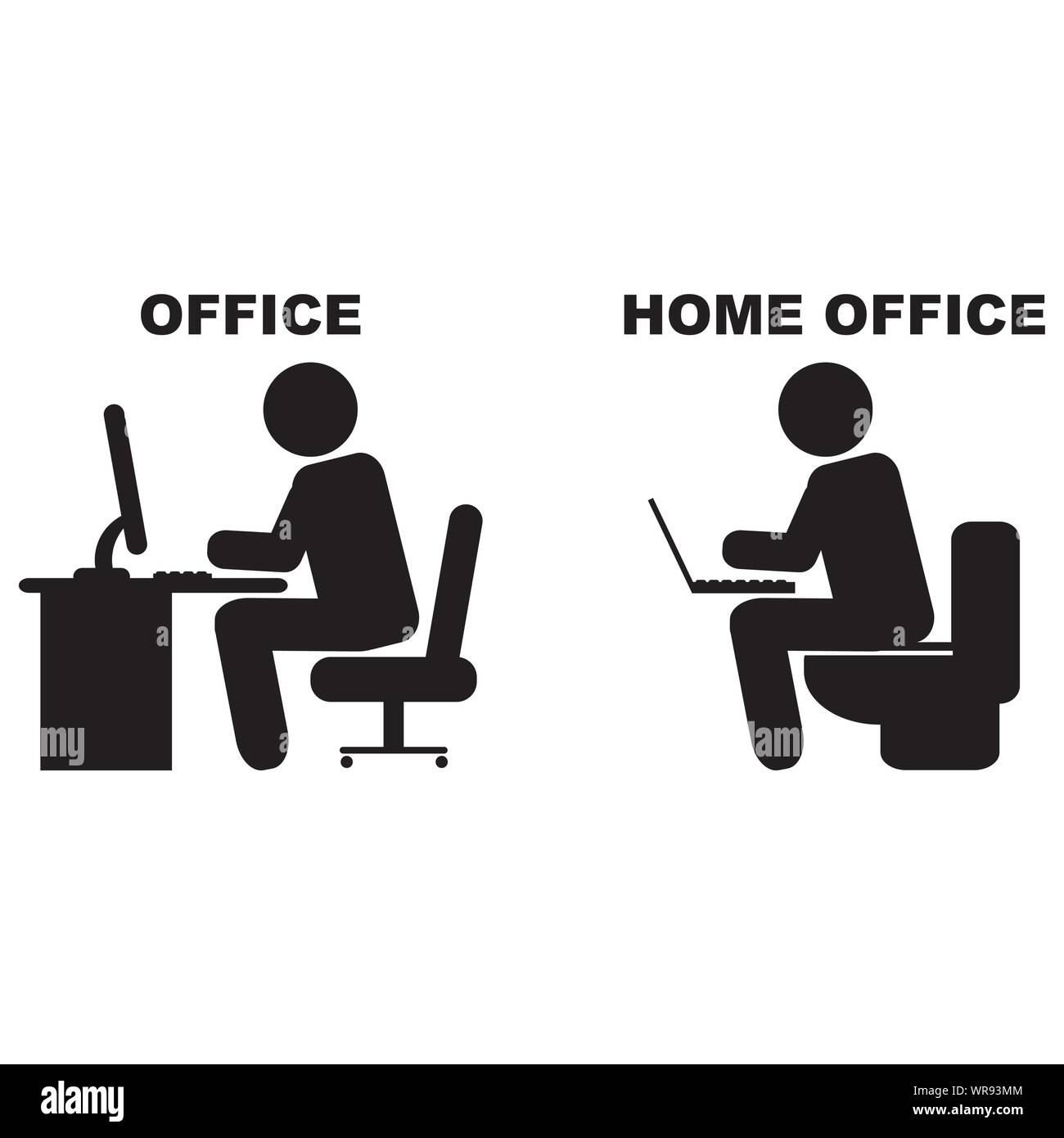 office home office icon Stock Vector Image & Art Alamy