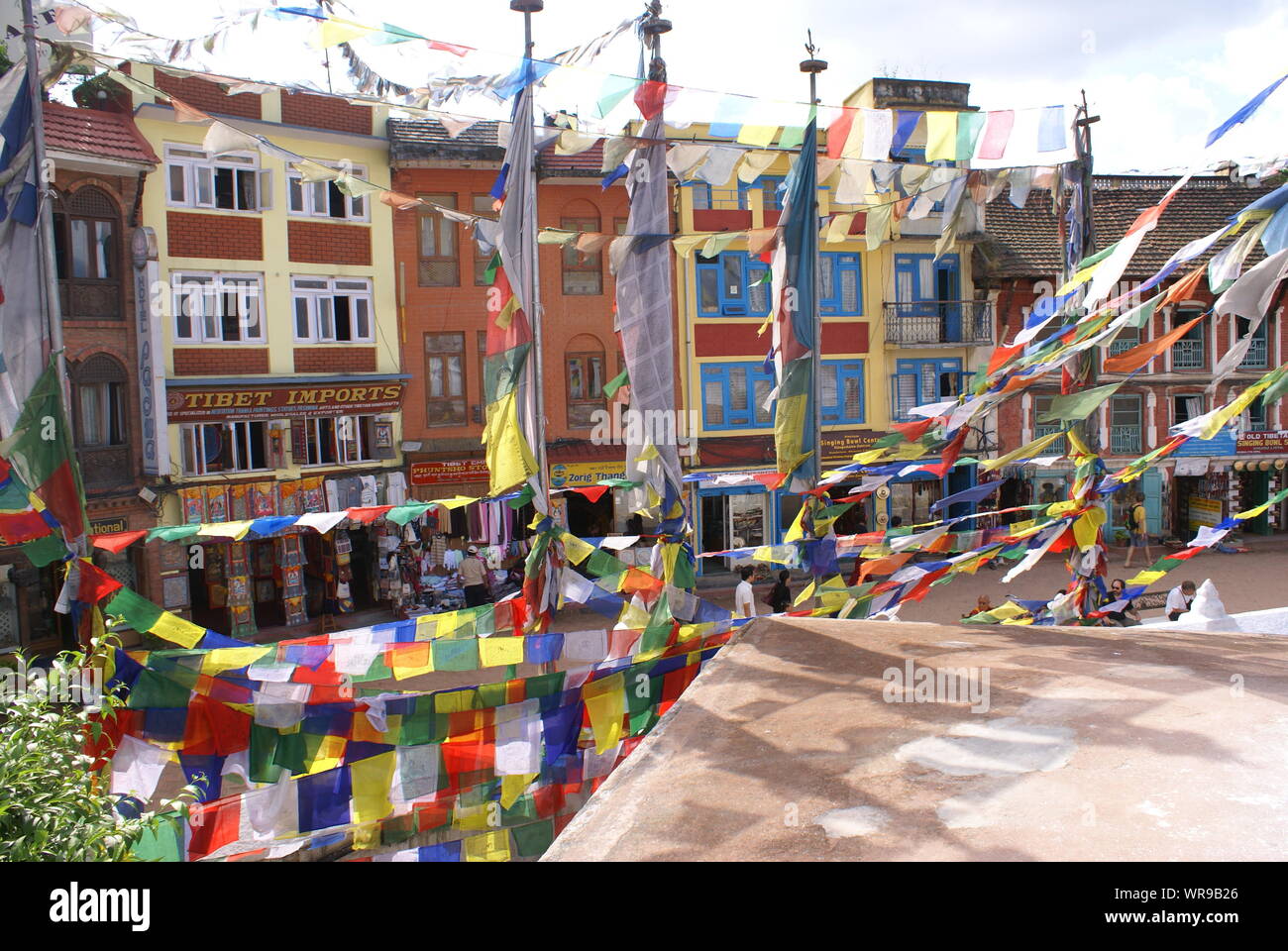 Boudhanath is a stupa in Kathmandu, Nepal. Stock Photo