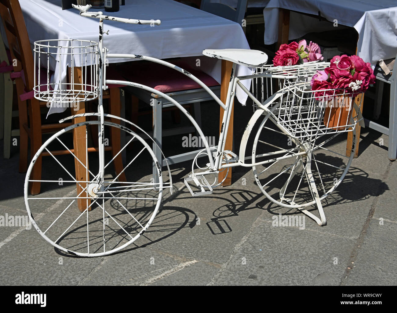 Decorative bicycle, Istria, Croatia Stock Photo