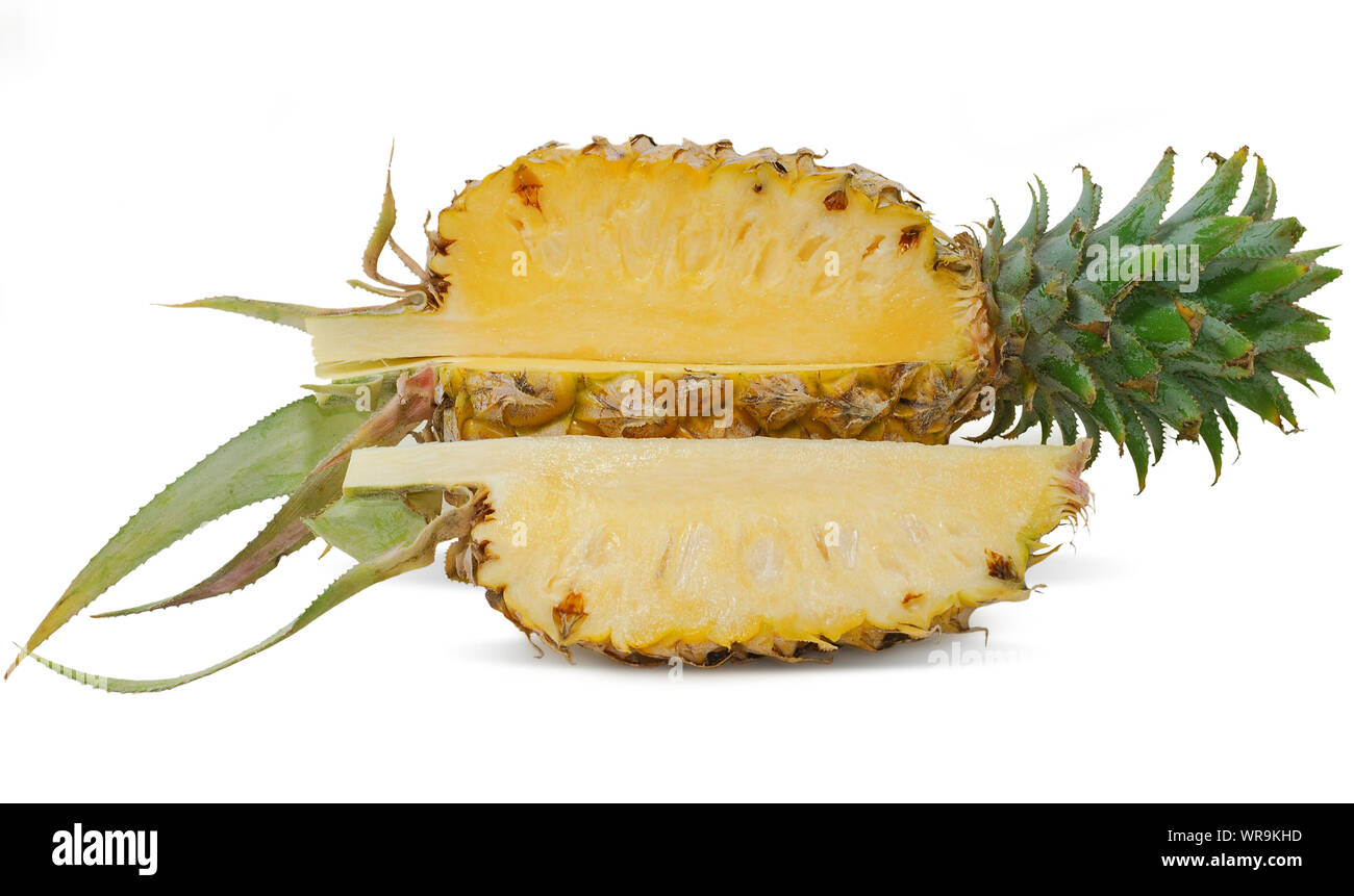 Pineapple isolated on white background Stock Photo - Alamy