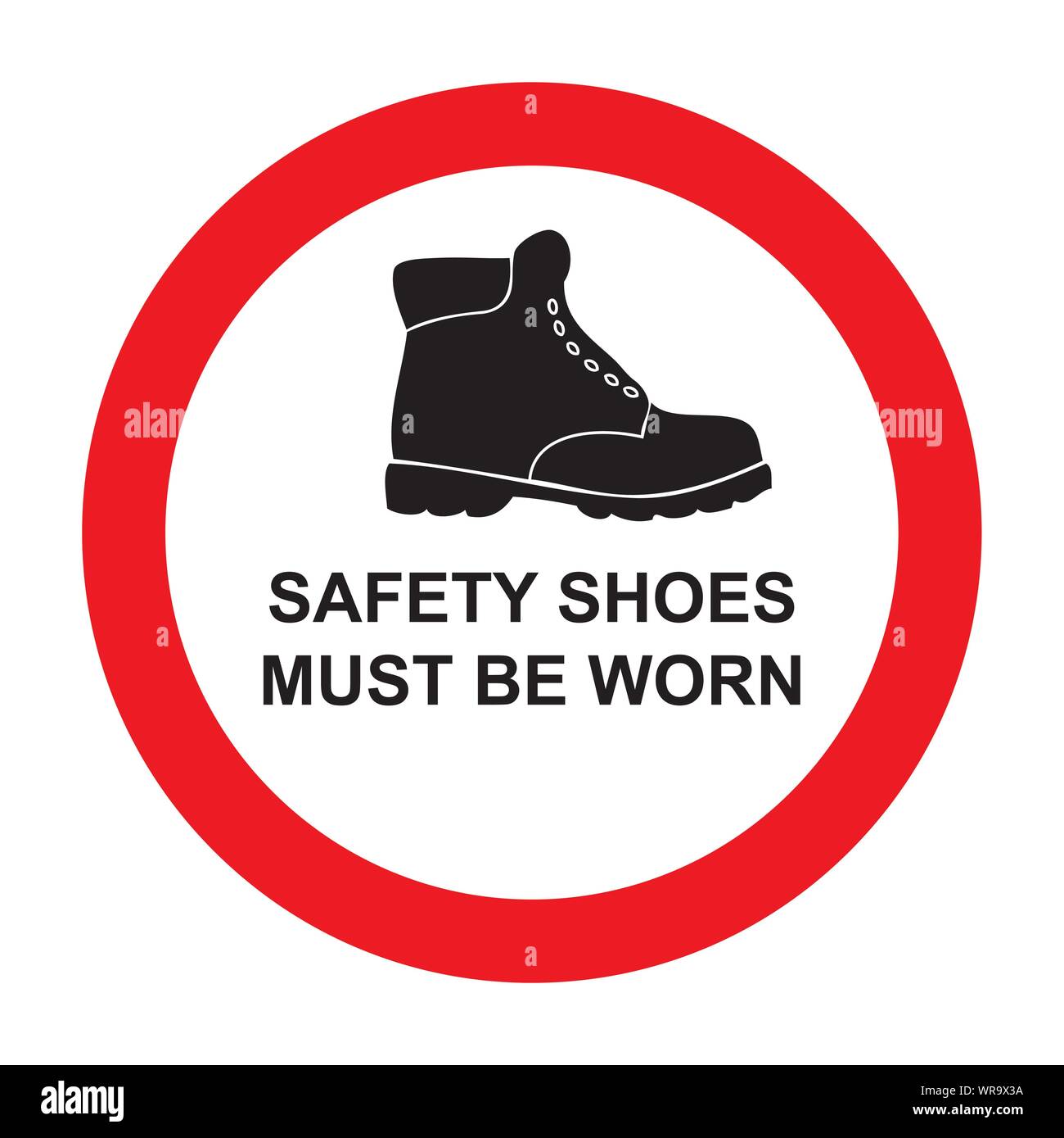 safety shoes vector