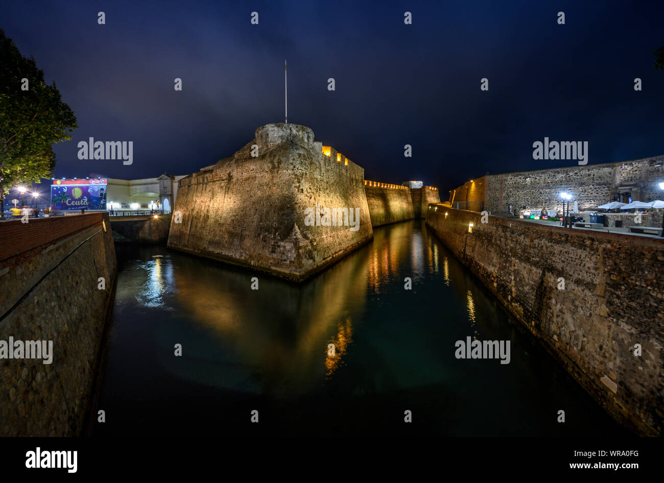 The Spanish enclave of Ceuta, North Africa Stock Photo