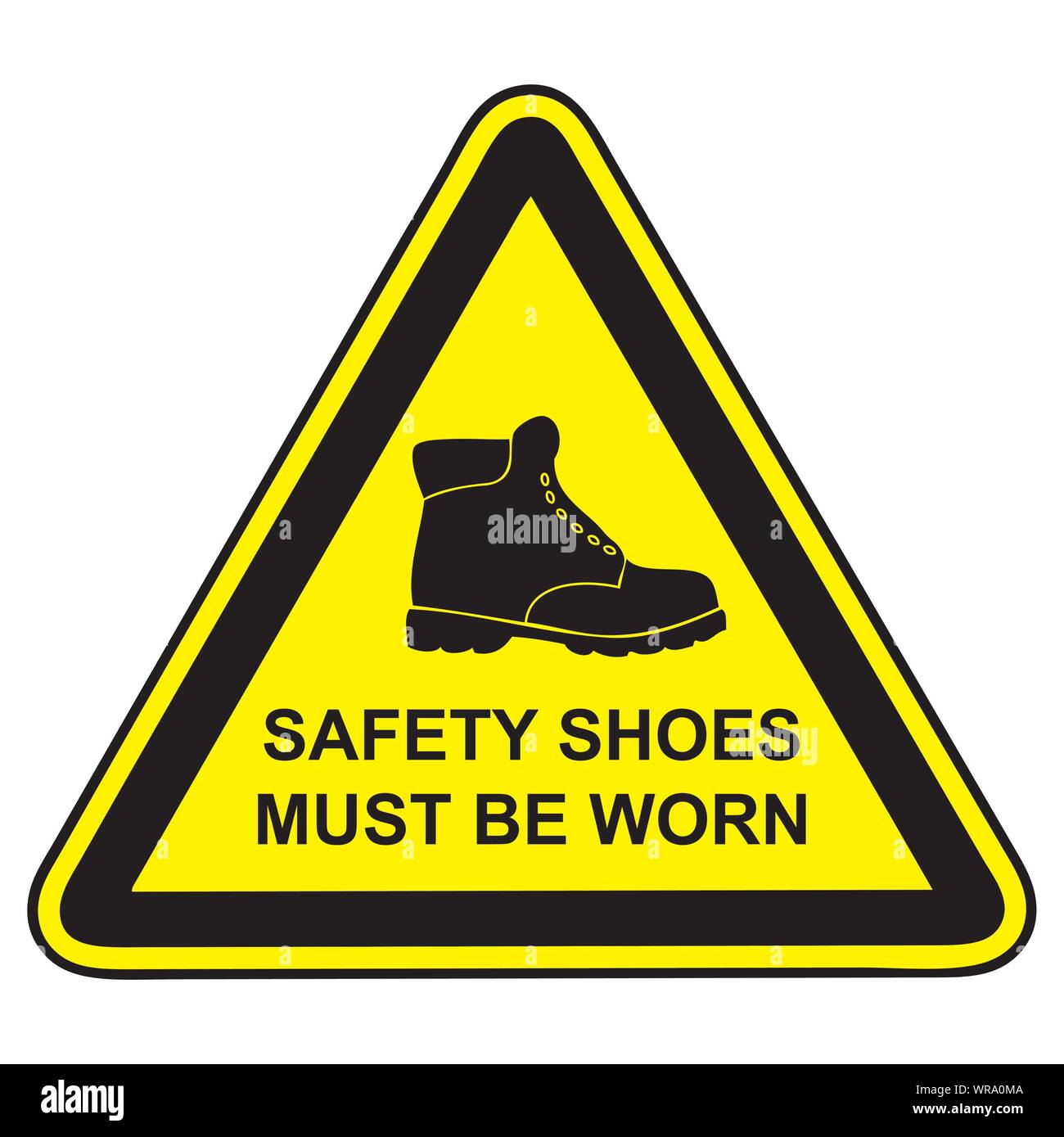 safety shoes Stock Vector