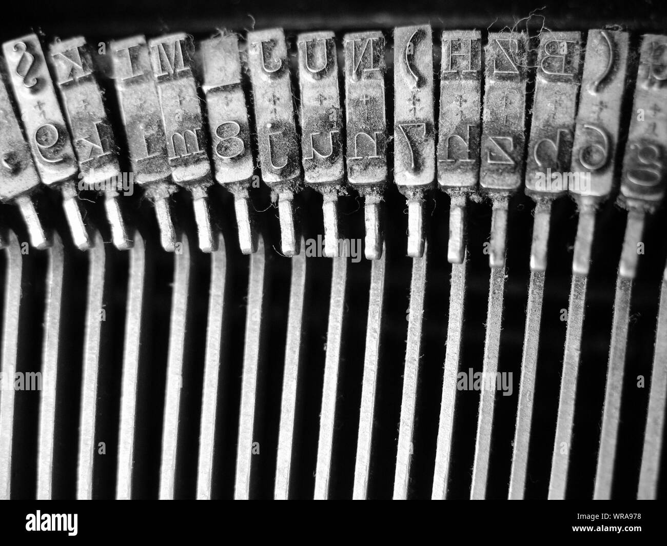 Metal typewriter keys hires stock photography and images Alamy