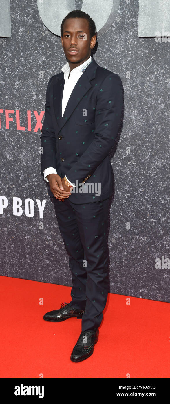 Photo Must Be Credited ©Alpha Press 079965 04/09/2019 Michael Ward at the Top Boy UK Premiere held at the Hackney Picturehouse in Hackney, London. Stock Photo