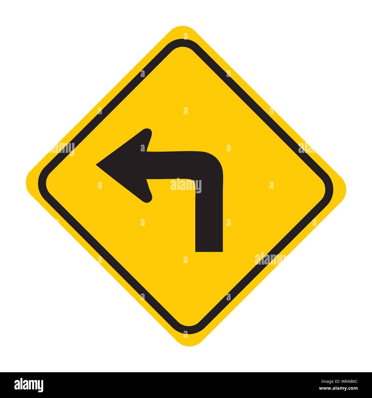 turn right left road sign vector Stock Vector Image & Art Alamy