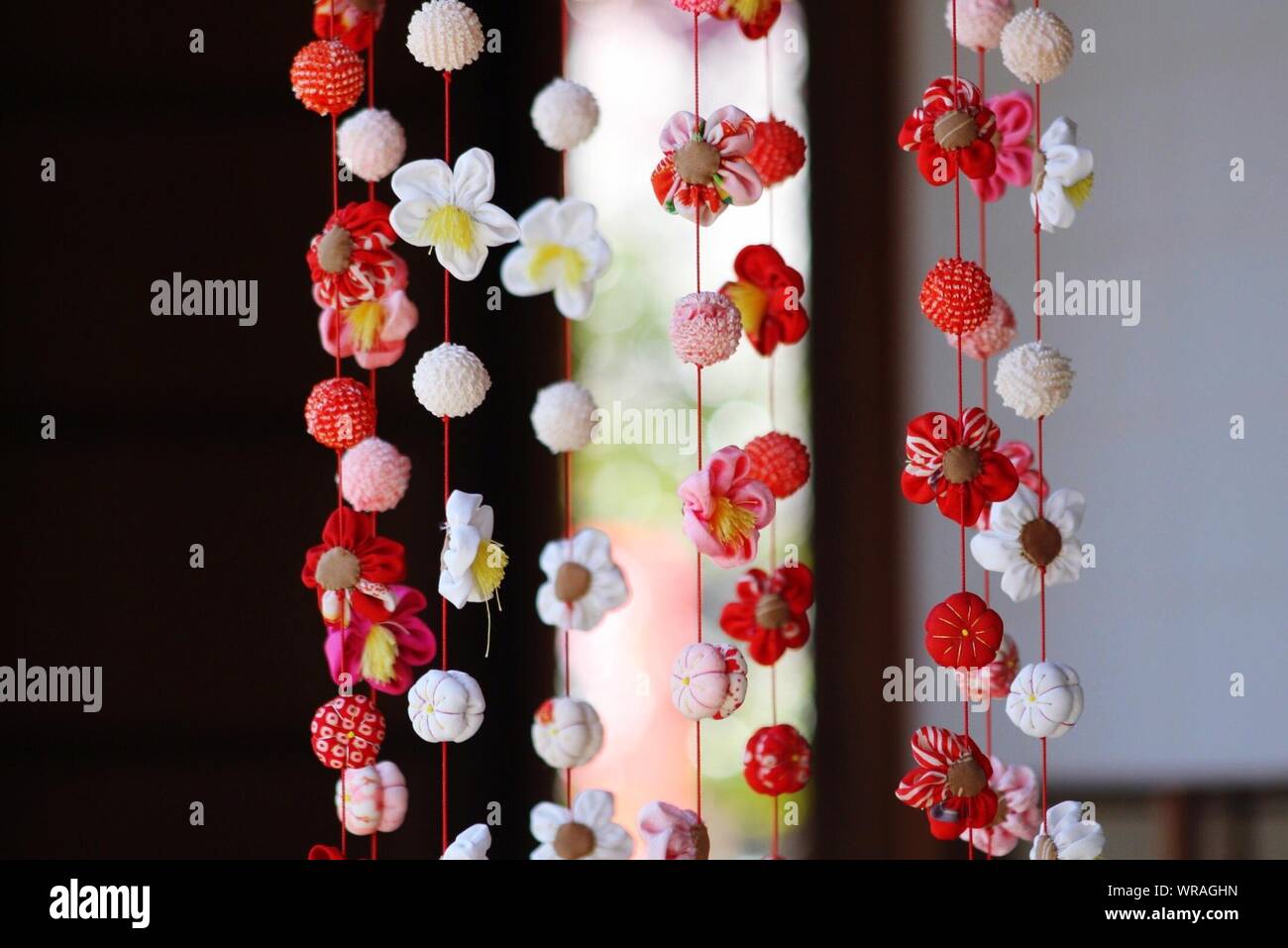 Floral Art Decor Hanging Indoors Stock Photo Alamy