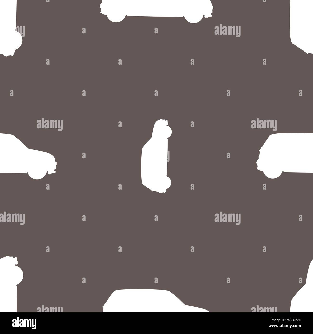 Jeep icon sign. Seamless pattern on a gray background. Vector Stock Vector