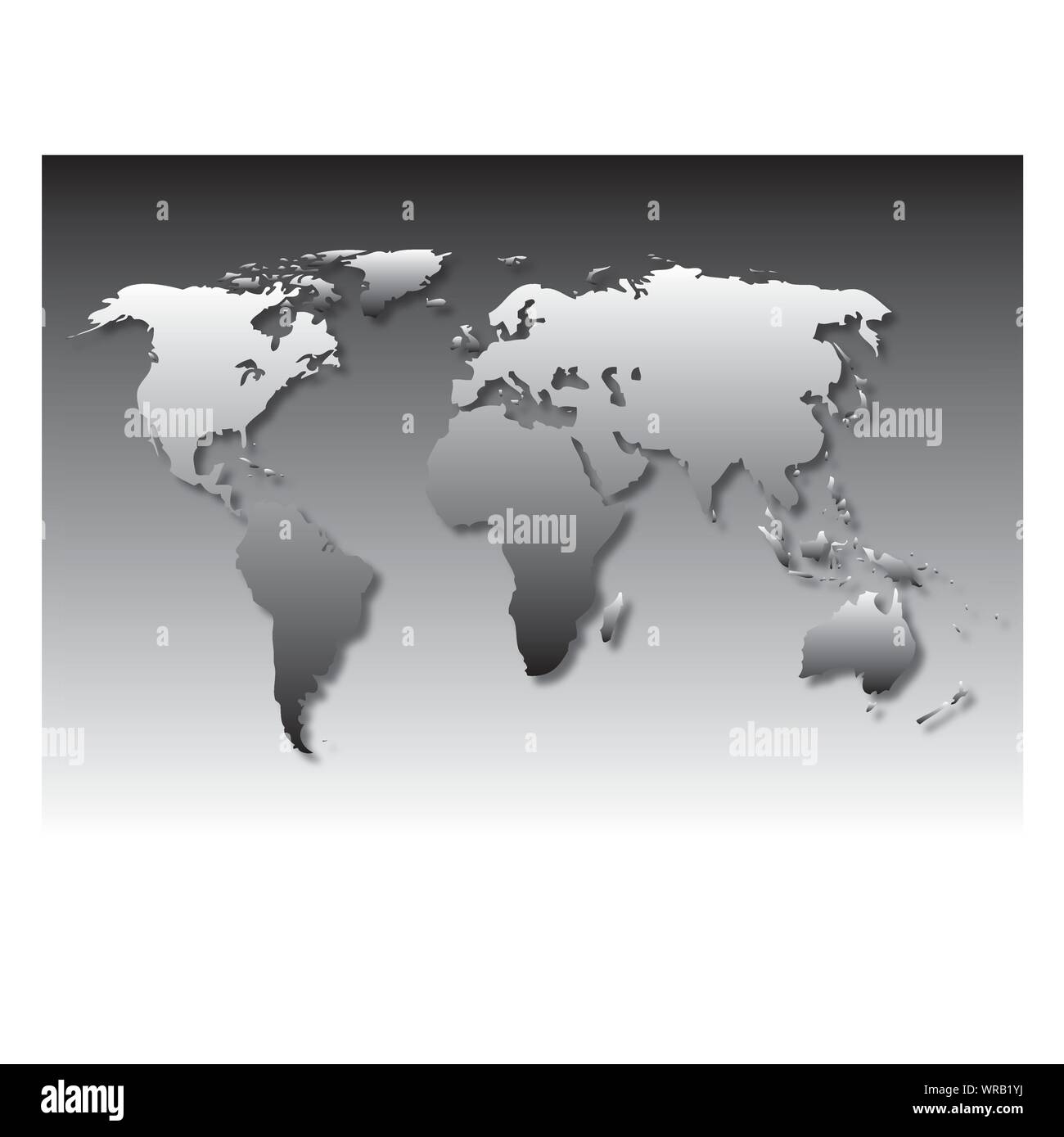 World Map Vector Stock Vector Image Art Alamy World Map Vector WRB1YJ 