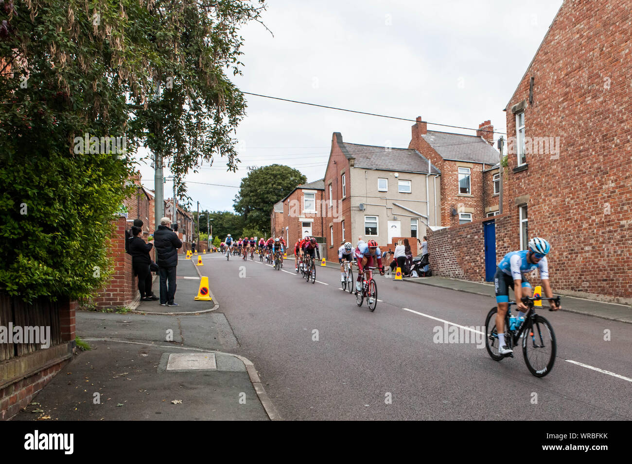 Tour of Britain Cycle Race, Stage 4, Gateshead Stock Photo Alamy