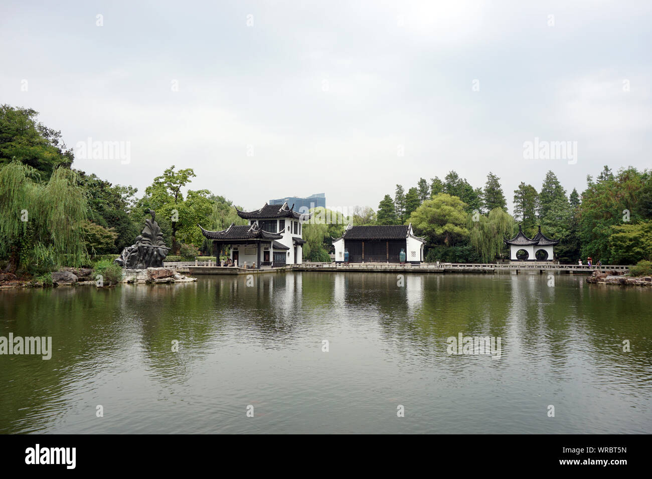 Hongmei Park, Changzhou, Jiangsu, China Stock Photo