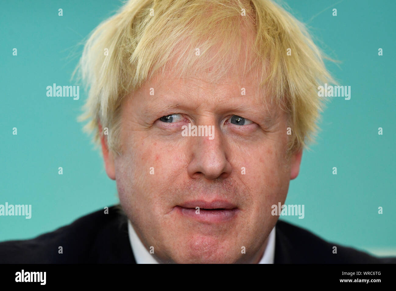 Prime Minister Boris Johnson during a visit to Pimlico Primary school