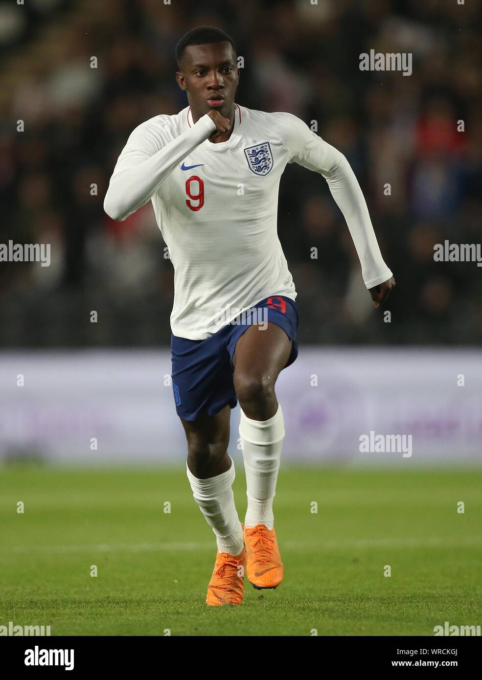 EDDIE NKETIAH, ENGLAND U21, 2019 Stock Photo