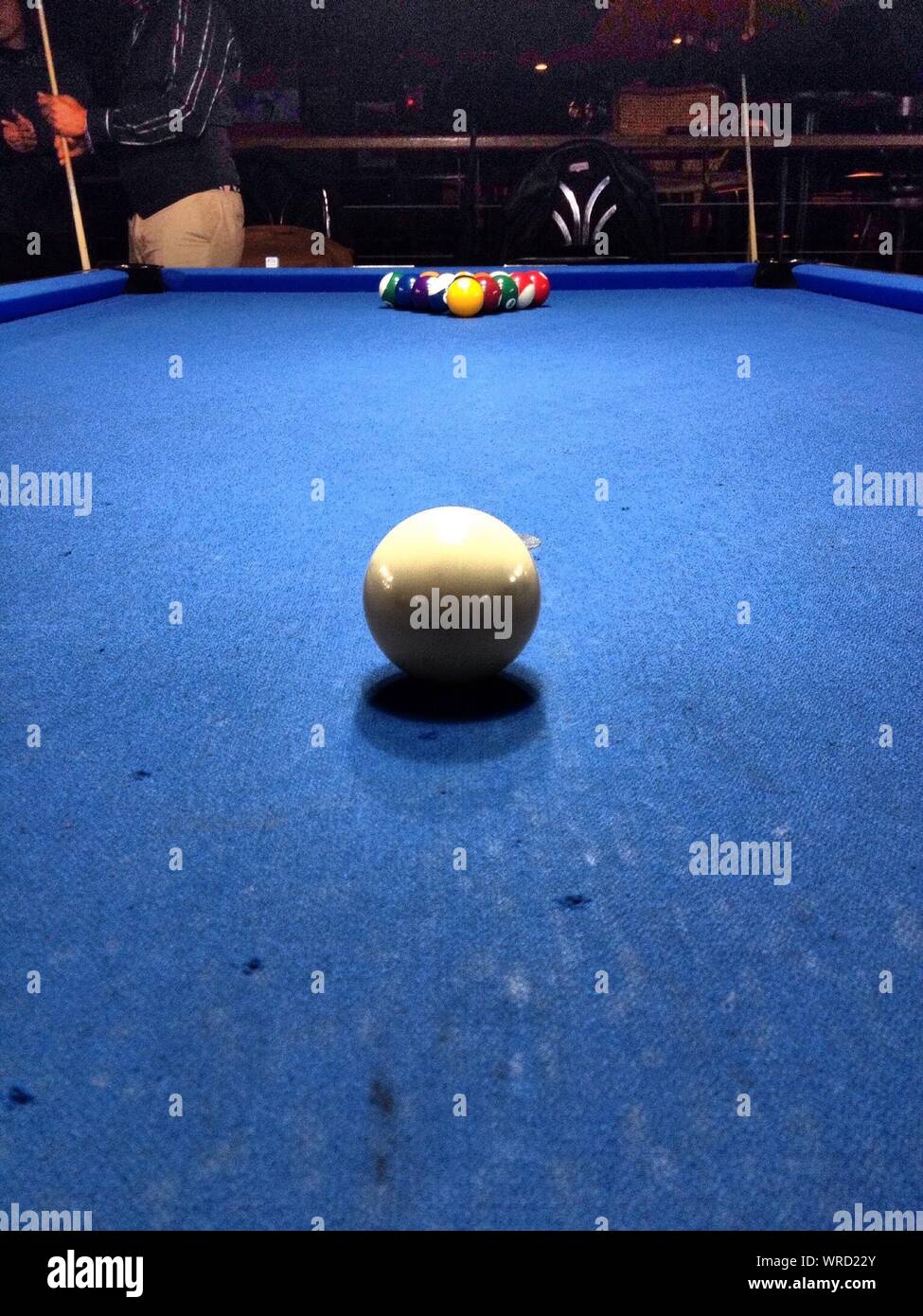 Closeup Of Snooker Ball Stock Photo Alamy