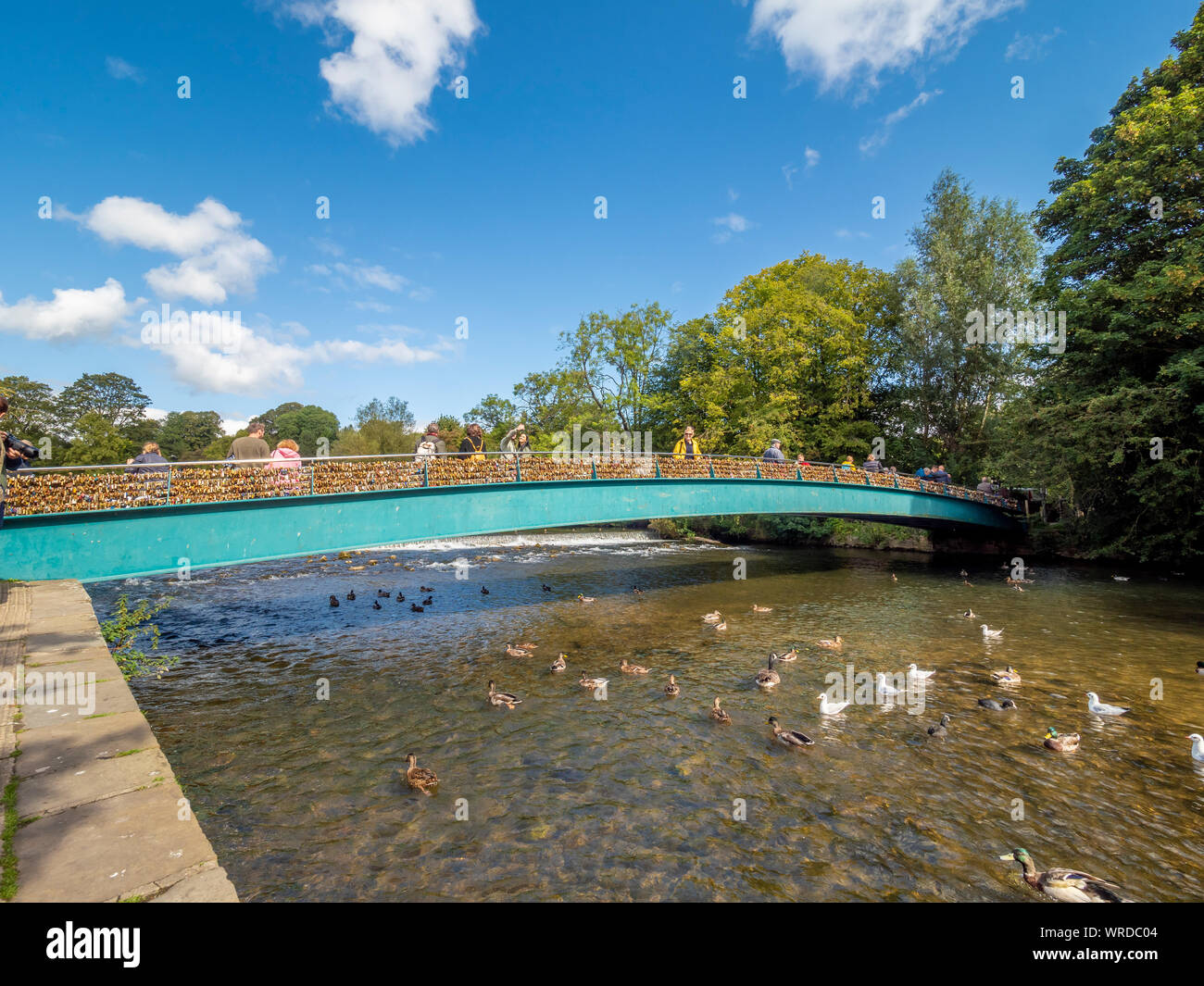 Bakewell bridge derbyshire peak district hires stock photography and