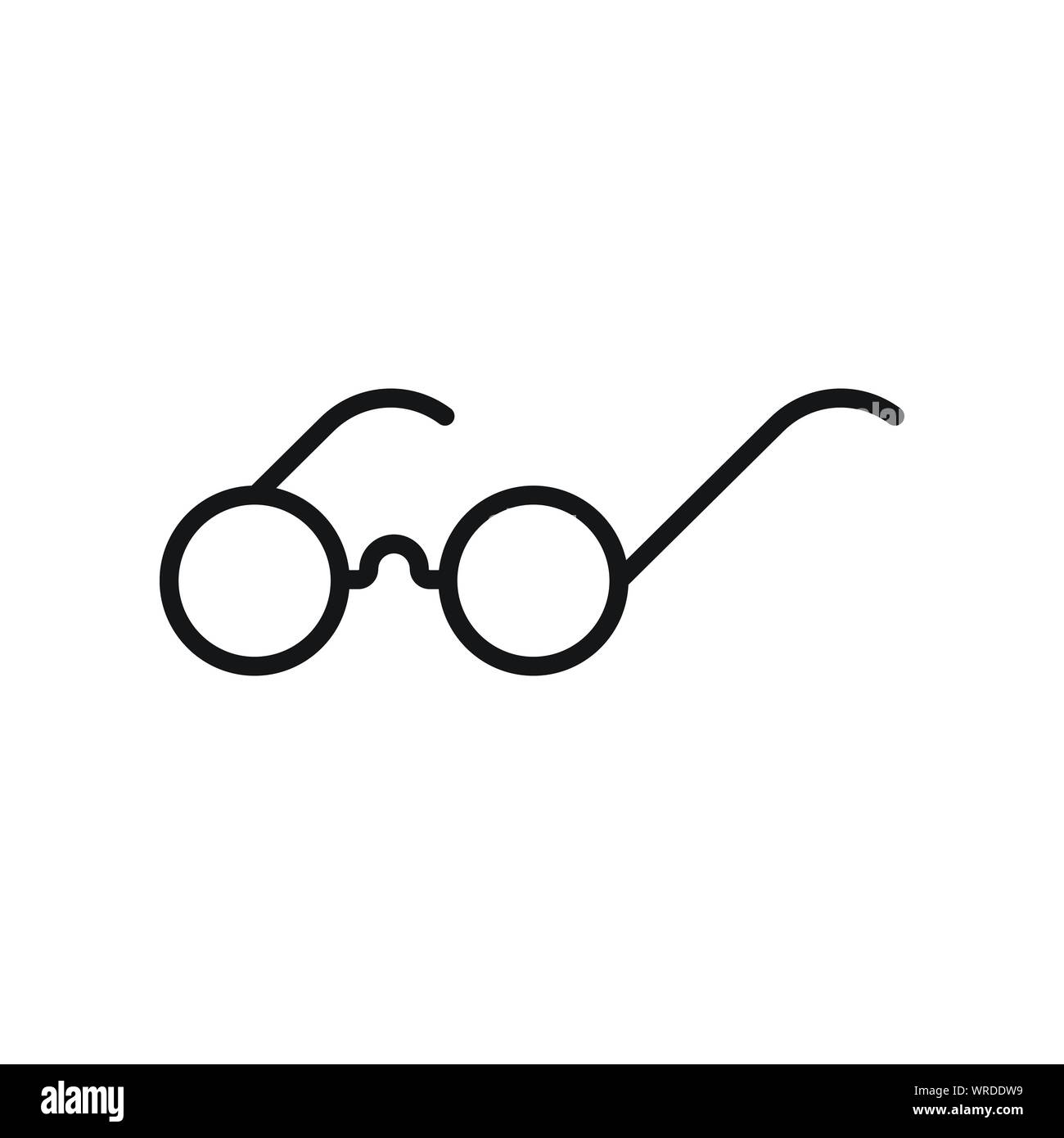 Glasses graphic design template vector isolated illustration Stock