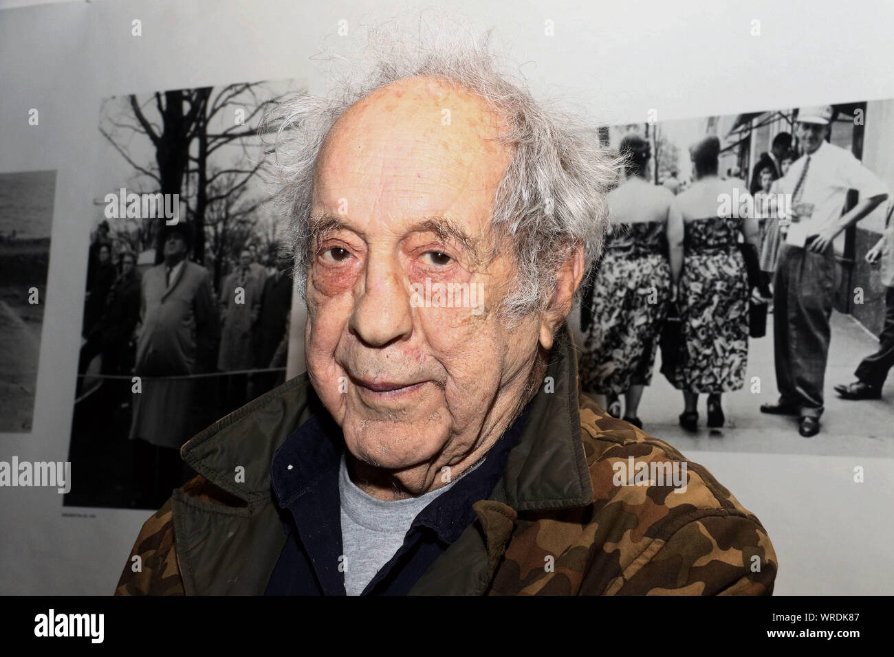 September 10, 2019: FILE: ROBERT FRANK, one of the world’s most influential documentary photographers and filmmakers, has died at age 94. A cause of death was not immediately reported. PICTURED: Jan. 28, 2016 - New York, New York, U.S. - Legendary photographer and film visionary ROBERT FRANK launches US Exhibition Tour at NYU's Tisch School of the Arts. 'Robert Frank: Books and Films, 1947 - 2016' begins a US tour which will visit up to 50 universities, art schools, museums, and other non-profit spaces. (Credit Image: © Nancy Kaszerman/ZUMA Wire) Stock Photo