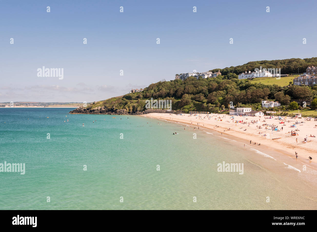 Porthminster Beach St Ives, Cornwall, Summer Stock Photo - Alamy