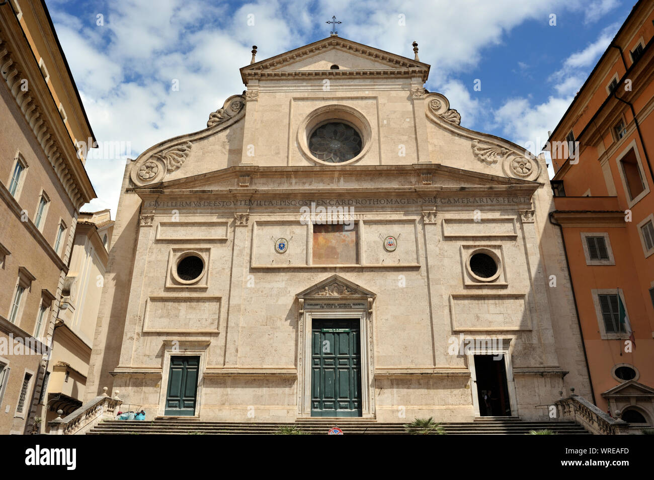 italy, rome, basilica di sant'agostino Stock Photo