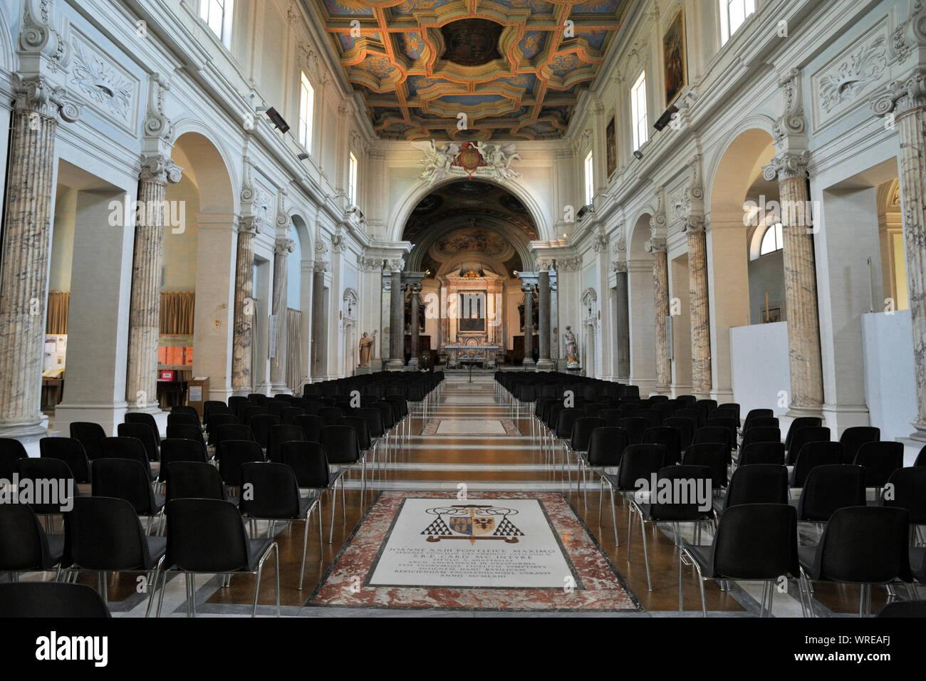 Italy, Rome, Basilica di Santa Anastasia al Palatino Stock Photo