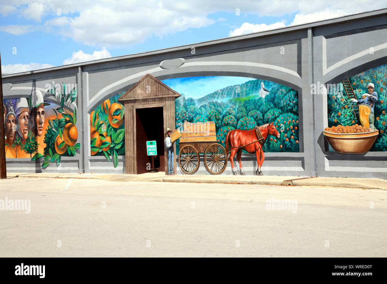 Town of Murals, Lake Placid in Florida,USA Stock Photo Alamy