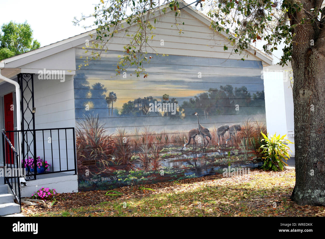 Town of Murals, Lake Placid in Florida,USA Stock Photo Alamy