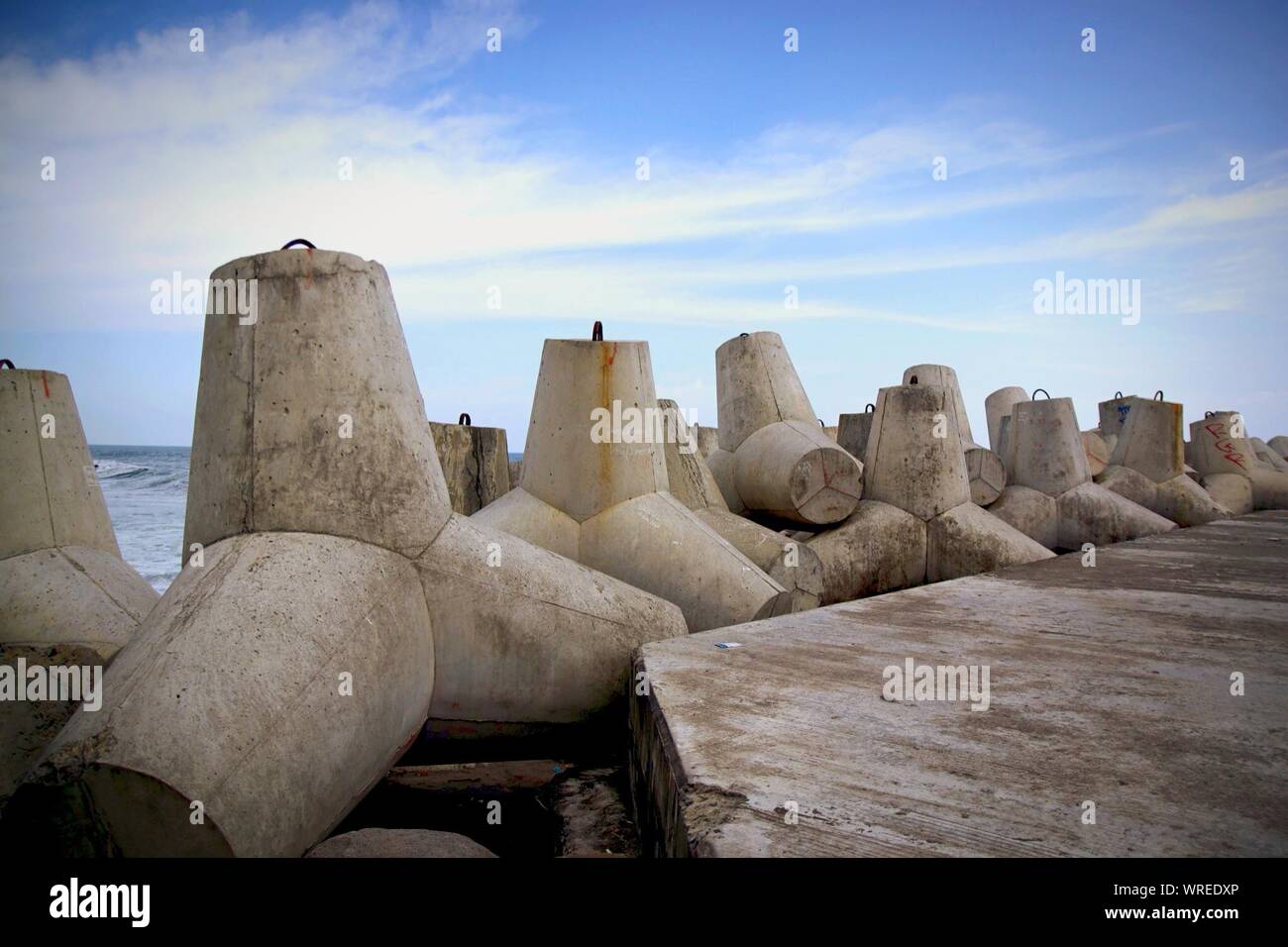 Concrete blocks on beach hires stock photography and images Alamy